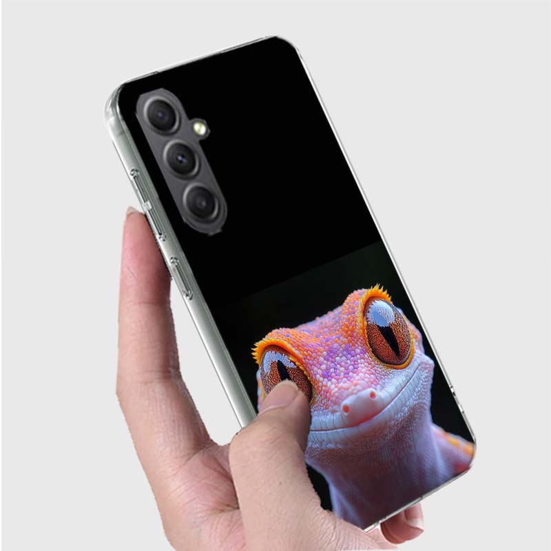 

Lizards and Geckos Have Big Eyes Phone Case for Samsung Galaxy A54 A14 A24 A34 A17 A37 A57 A55 A35 A25 A15 A16 A26 A36 A56 A13 A Samsung A52(A52S)5G