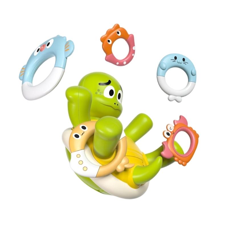 

Lovely Rotating Tortoise Bathtub Shower Toy With Electric Water Sprayings For Babies Toddler Bathing Entertainment 1