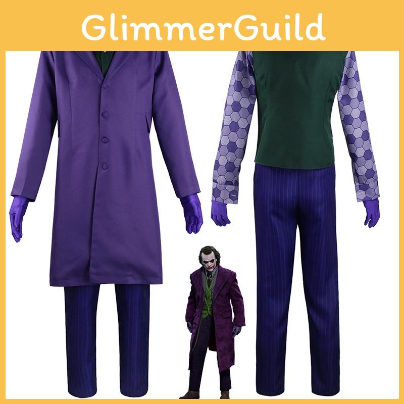 Authentic Dark Knight Batman Joker Outfit For Cosplay And Parties