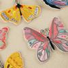 Original Embroidery Label Clothing Accessories Cartoon Butterfly Embroidery Sticker Cloth Label Self-adhesive Patch Sticker Accessory Cloth Sticker