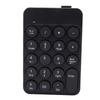 Mini Numeric Keypad 2.4G Wireless Bluetooth 2 Modes with Round Keycaps Portable Financial Accounting Numpad Number
