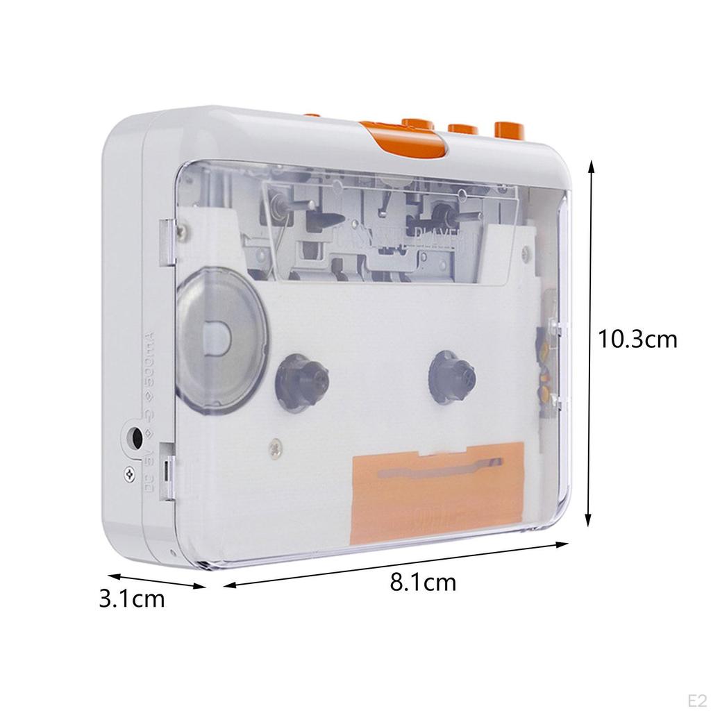 USB Cassette Tape to MP3 CD Player Cable Powered Plug and Play with Convert