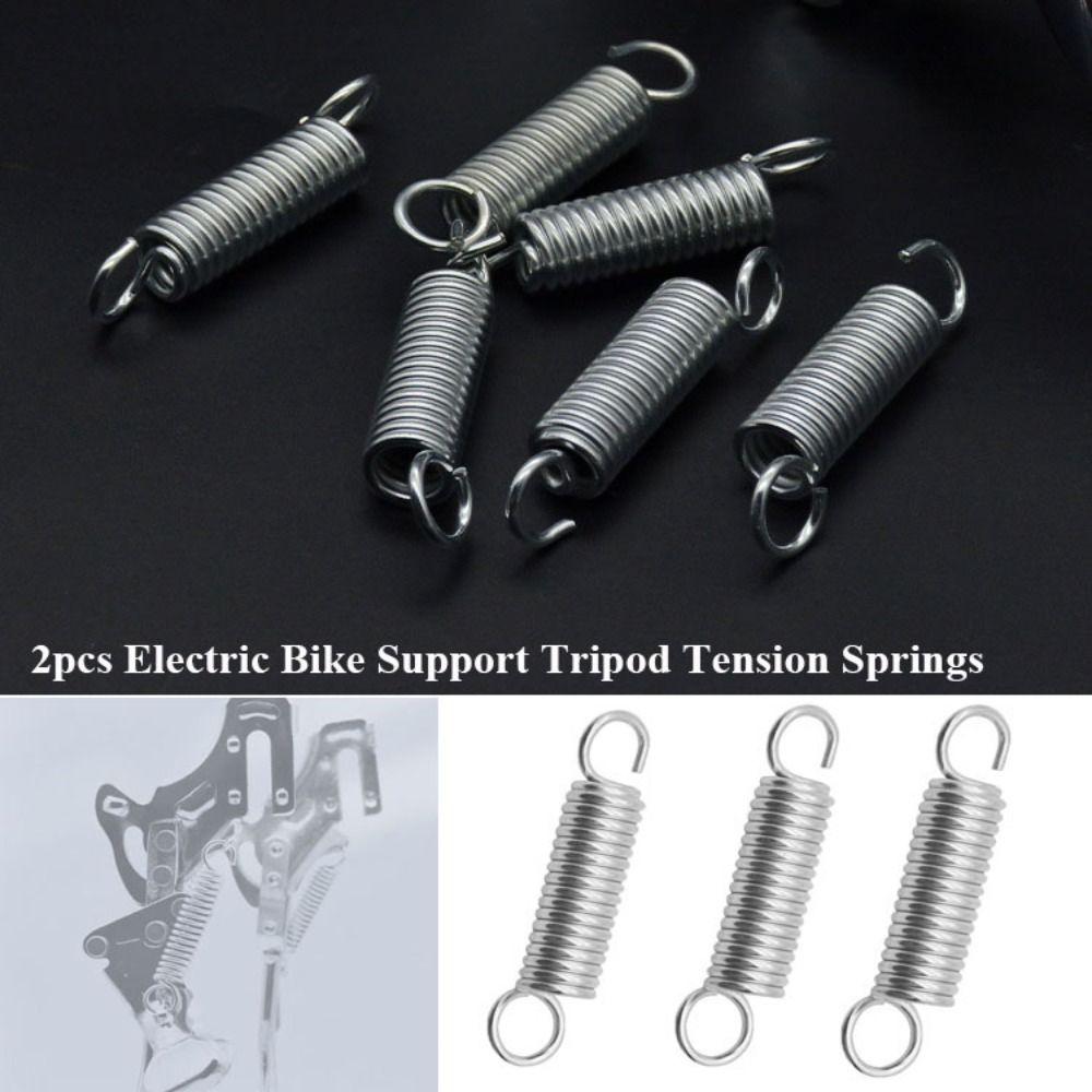 2pcs Silver Electric Bike Support 7cm Assist Bracket Foot Support Springs  Electric Bike Accessories