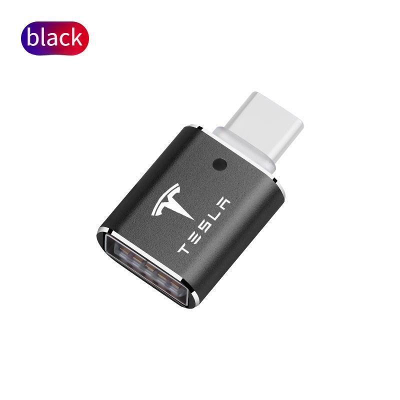 BFNWZ1 Tesla Automobile USB3.0 To Interface Fast Transmission Speed Multi-device Universal Car Accessories with Transmission Light