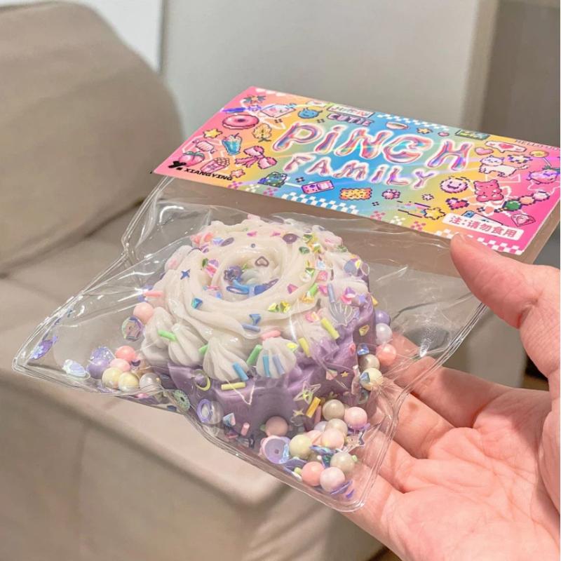 Realistic Food Shape Squeeze Toys Soft Non-Toxic Stress Reducing Fidget Toys for Office Workers Pressure Relief