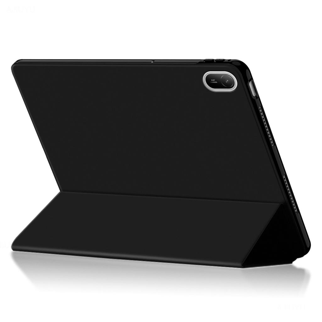 Für Huawei MatePad SE 11 Hülle PU-Leder TPU Rückseite Vollschutz Dreifach-Ständer Tablet-Hülle