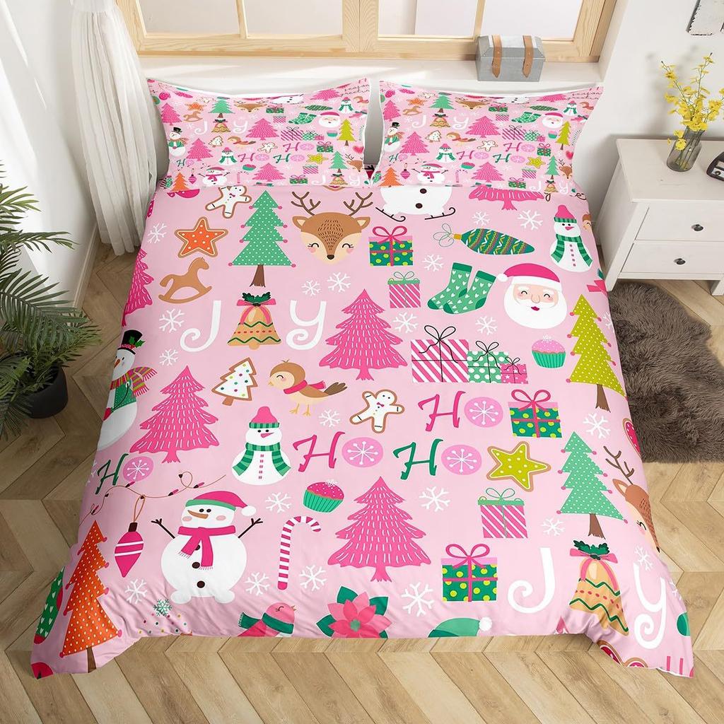 Fresh Little Deer Down Comforter Set Bedding Set 3-piece Duvet Cover Set
