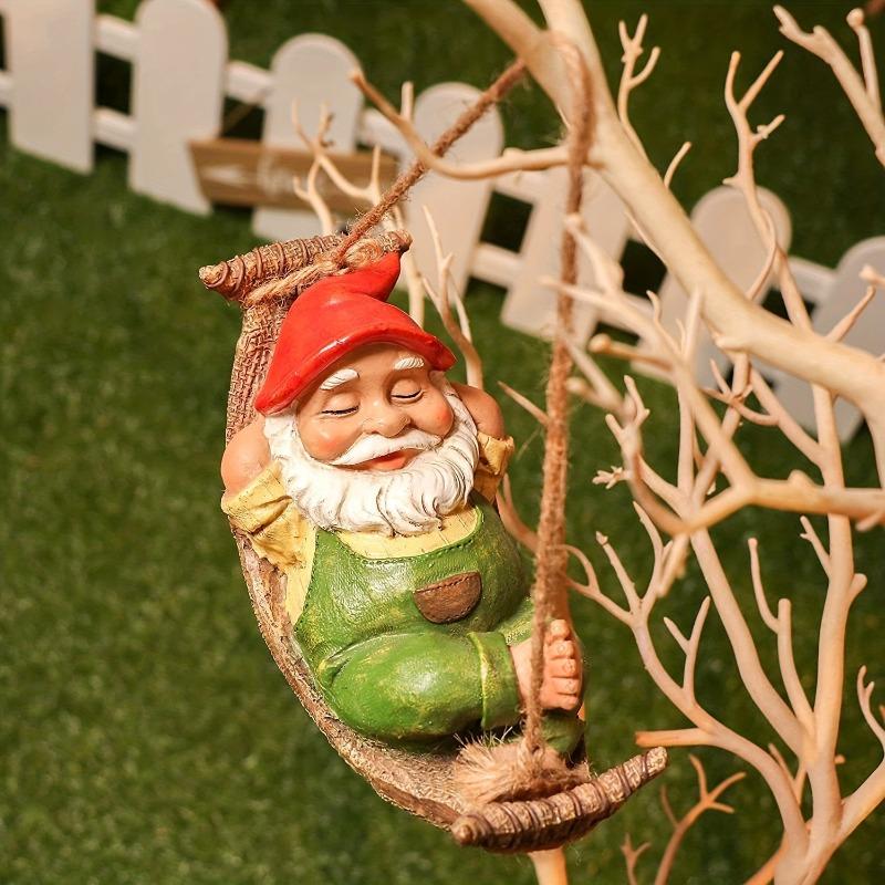 Outdoor Garten Nikolaus Dekorationen, Gartentierfiguren, Harz Handwerksornamente, Hund und Frosch Hängeartikel