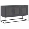 VidaXL Meuble TV anthracite 100,5x39x60,5 cm acier laminé à froid, banc tv, meuble hifi, centre de divertissement, buffet 853340