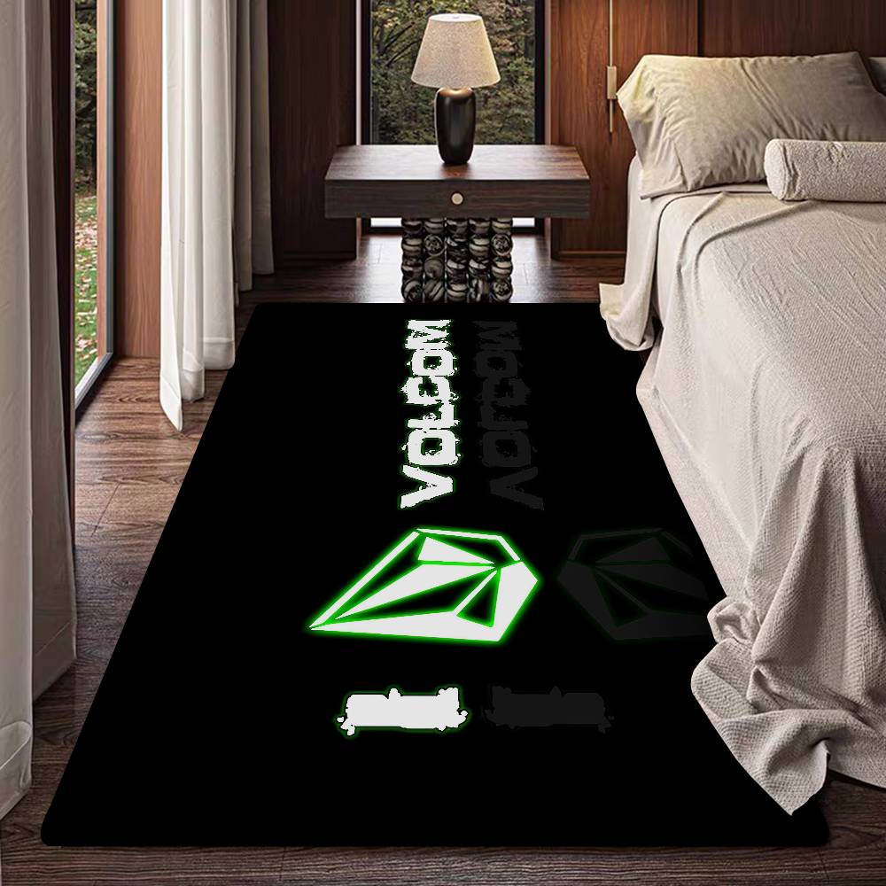 V-Volcoms Door Mat Washable Non-Slip Living Room Sofa Chairs Area Mat Kitchen Toilet Rug