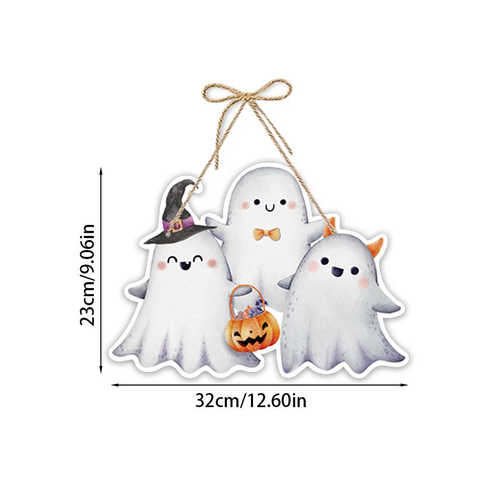 New Style, Halloween Theme, Paper, Door Hanging, Party Scene Decoration, Decorations, Hanging Boards, Pumpkin Hanging Accessories