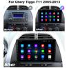 Dla Chery Tiggo T11 1 2005-2013 Radio Samochodowe Odtwarzacz Multimedialny GPS wifi 2 din Android Auto Carplay