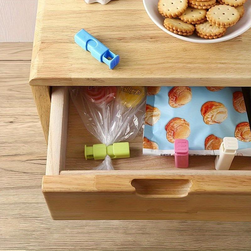 10/20PCS Food Sealing Clips Reusable Kitchen Snack Plastic Bags Sealing Clips Portable Food Kitchen Organization Clamp