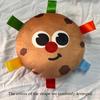 1pc Plush Squeaky Pet Toy Interactive Dog Chew Toy Pet Plush Frisbee Durable Squeak Toy for Puppies and Dogs Pet Products