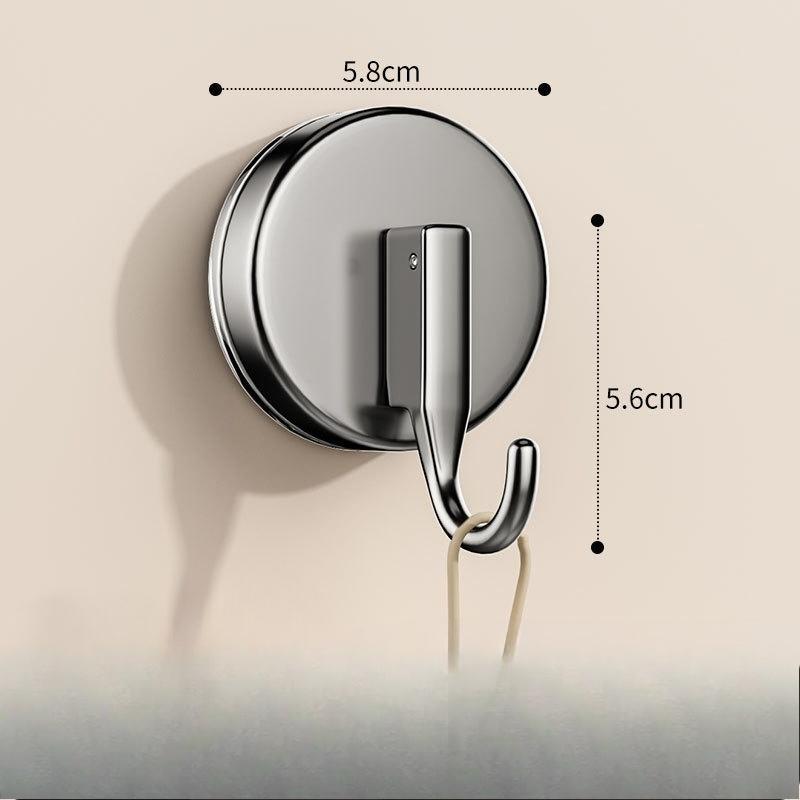 

Крючок на присоске, Пластиковый крючок, Многофункциональный крючок без сверления, Клейкий крючок для ванной, Невидимый крючок Gunpowder residue молочный белый