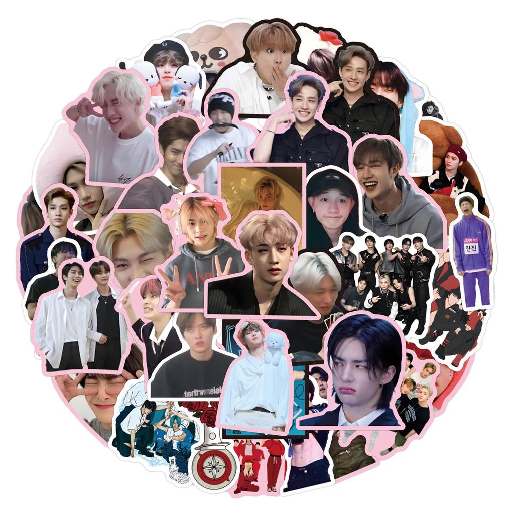 50-100 Korean Boy Group Stray Kids Waterproof Graffiti Decorative Stickers