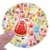 64 Summer Drink Graffiti Stickers: Waterproof Decoration for Skateboards, Notebooks, Water Cups