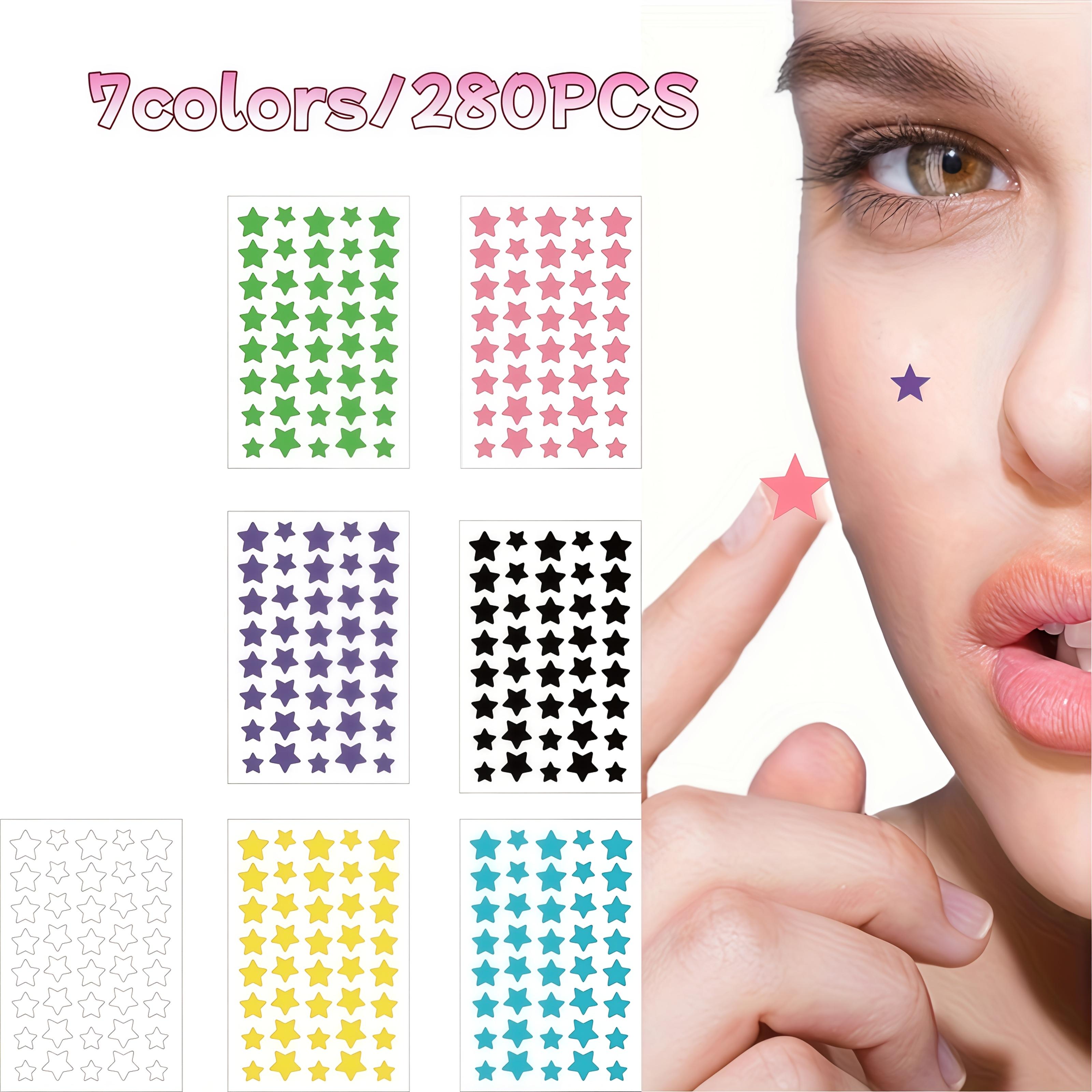 Superstar Hydrocolloid Pimple Patches - Cute Star-Shaped Cover, Colorful & Shiny, Pimple Patches for Face