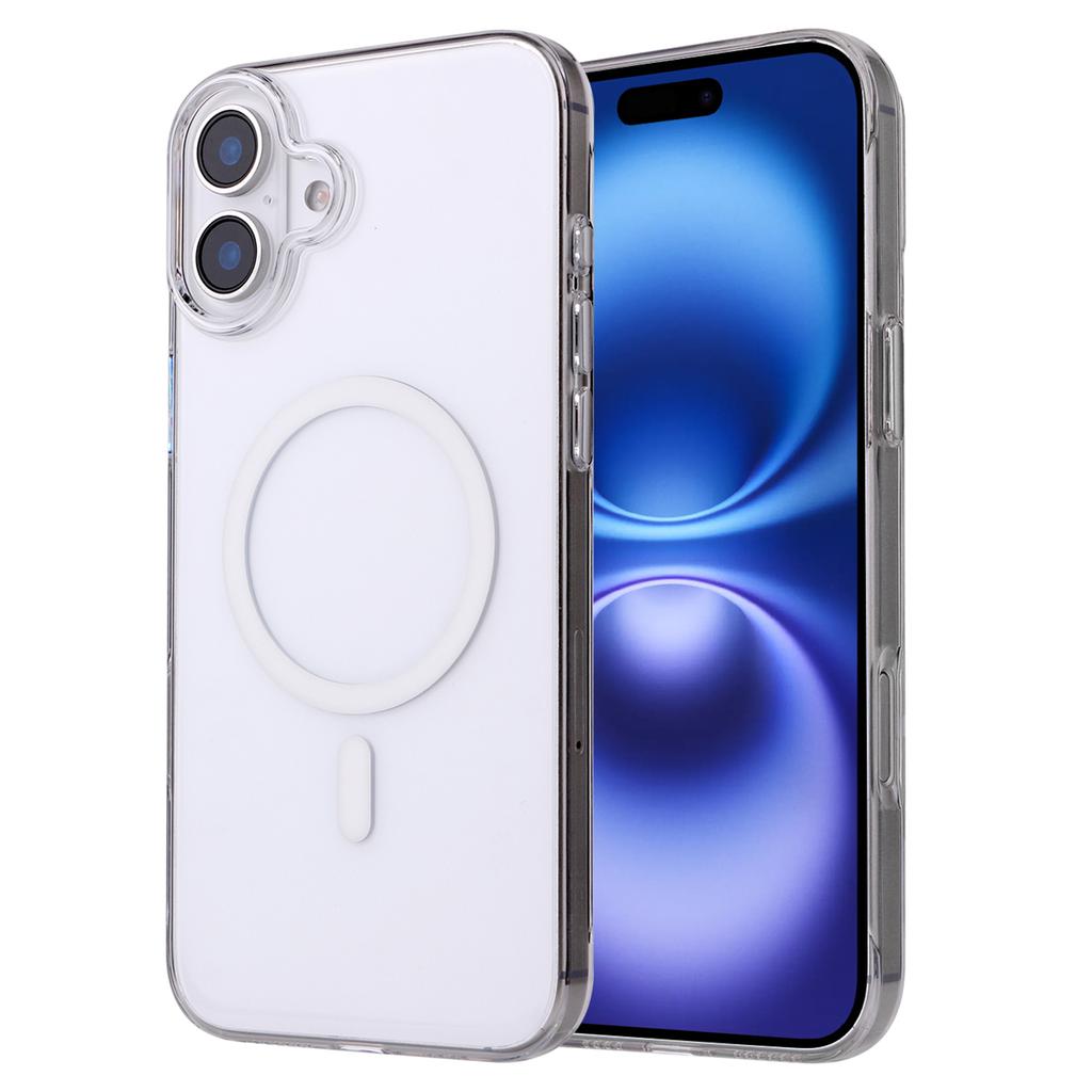 For iPhone 16 Plus Magnetic Case Compatible with MagSafe 1.0mm Ultra Thin PC Back Cover