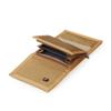 Men'S 5 Colors Korean Tri-Fold Coin Purse Canvas Wallet Solid Color Fashion Slim Multifunctional Classic Portable Card Holder