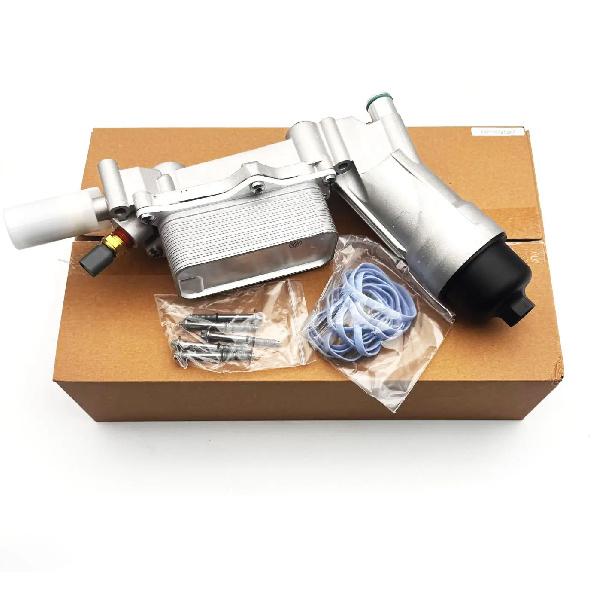 Aluminum Engine Oil Filter Housing Cooler Kit For Jeep Grand Cherokee Dodge Charger Journey Ram 3.6L V6 / 68105583AF 68105583AA 68105583AF