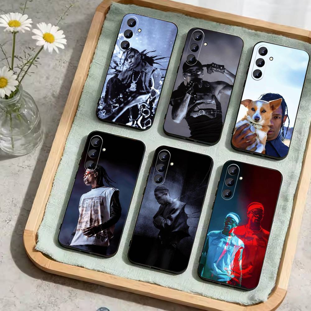 T-Travis Scott S-SICKO MODE Phone Case For Samsung Galaxy A73,A72,A71,A70,A52,A51 Others Soft Black Cover