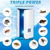 Ultrasonic Electromagnetic Mosquito and Rodent Repeller with Micro Light Wave Technology