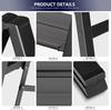 3 Step Ladder, Folding Ladder Stool, Wider Upgraded Non-Slip Treads, Portable Lightweight Ladder for Home and Kitchen, Holds up to 330 Lbs.black