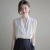 Women Sleeveless V,Neck Summer Shirt