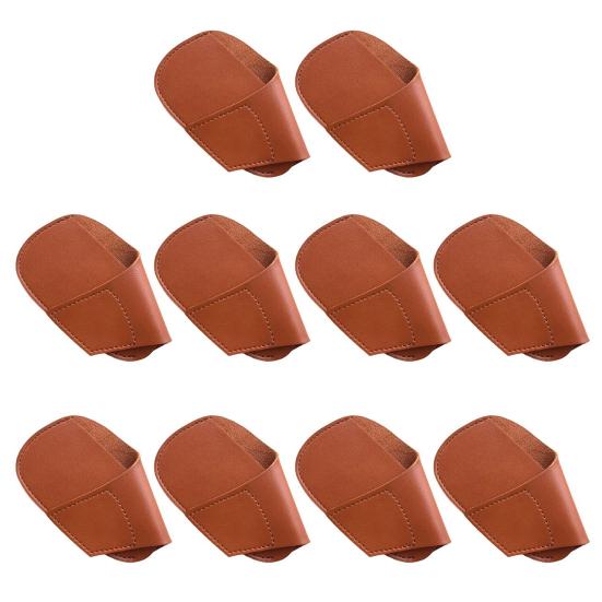 1/3/5/10Pcs Faux Leather Golf Club Headcover Waterproof Wood Driver Head Protector Cover Golf Accessories Men Women Golfer Gift