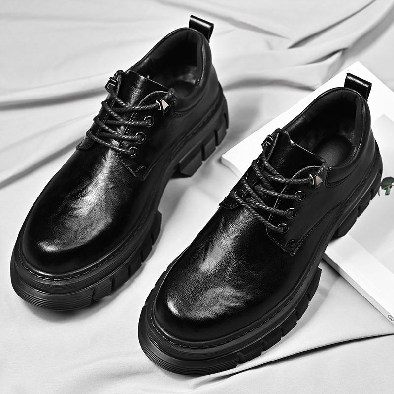 Kožené pánské boty Boty pro volný čas Kožené pánské obchodní formální boty