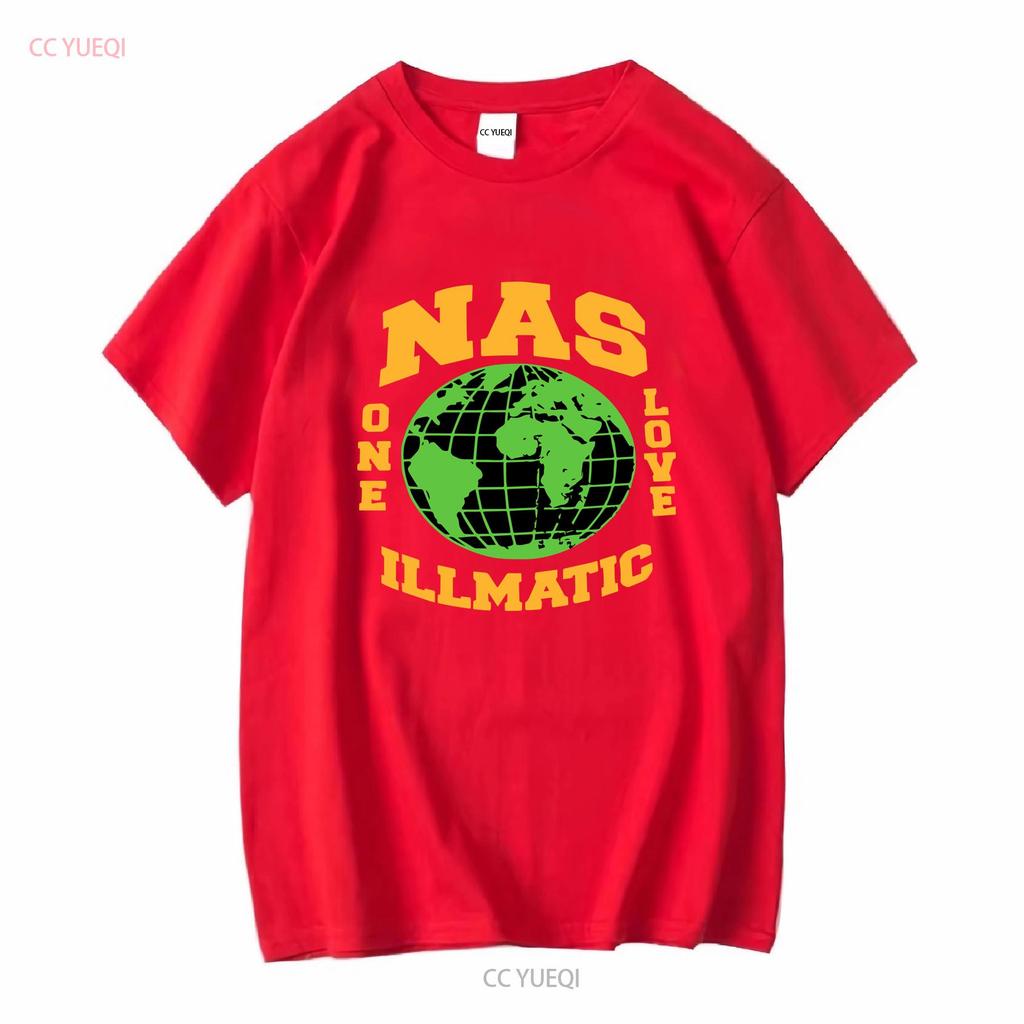 Limited Nas Illmatic Retro Hip Hop Streetwear Heavy Cotton T Shirt long or short sleeves vintage Washed Breathable Versatile