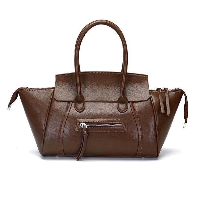 Женская сумка Универсальная Большая вместимость Портативная Женская сумка-мессенджер коричневый