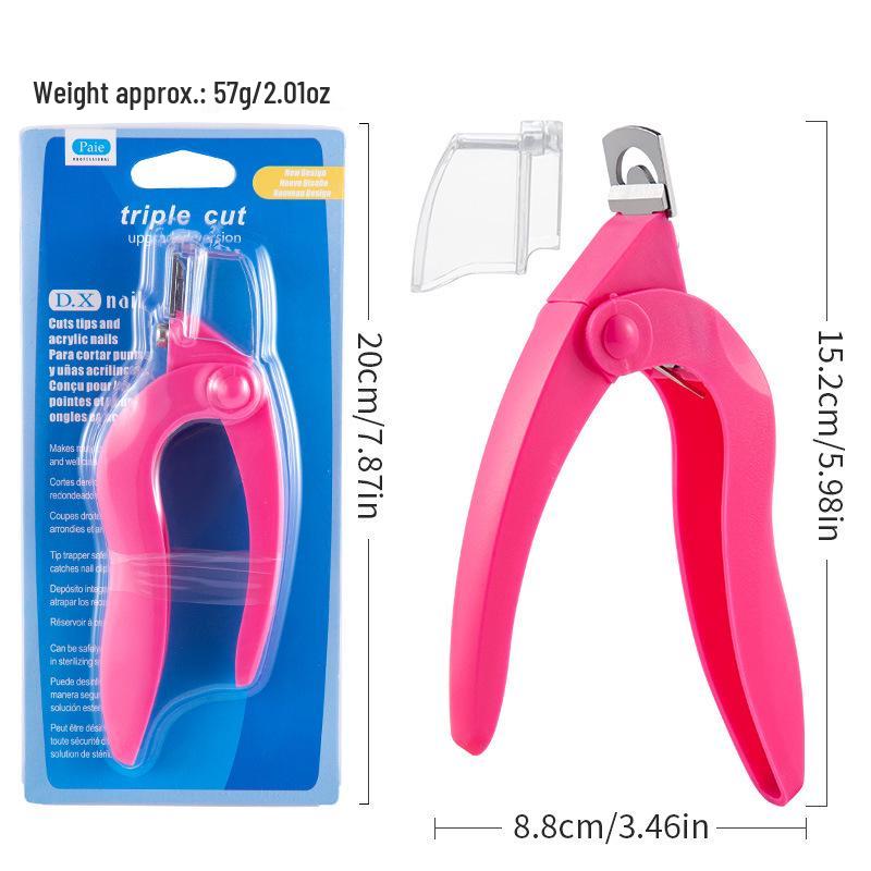 Multi-Functional U-Shaped Nail Clipper & Straight Scissors for Nail Art