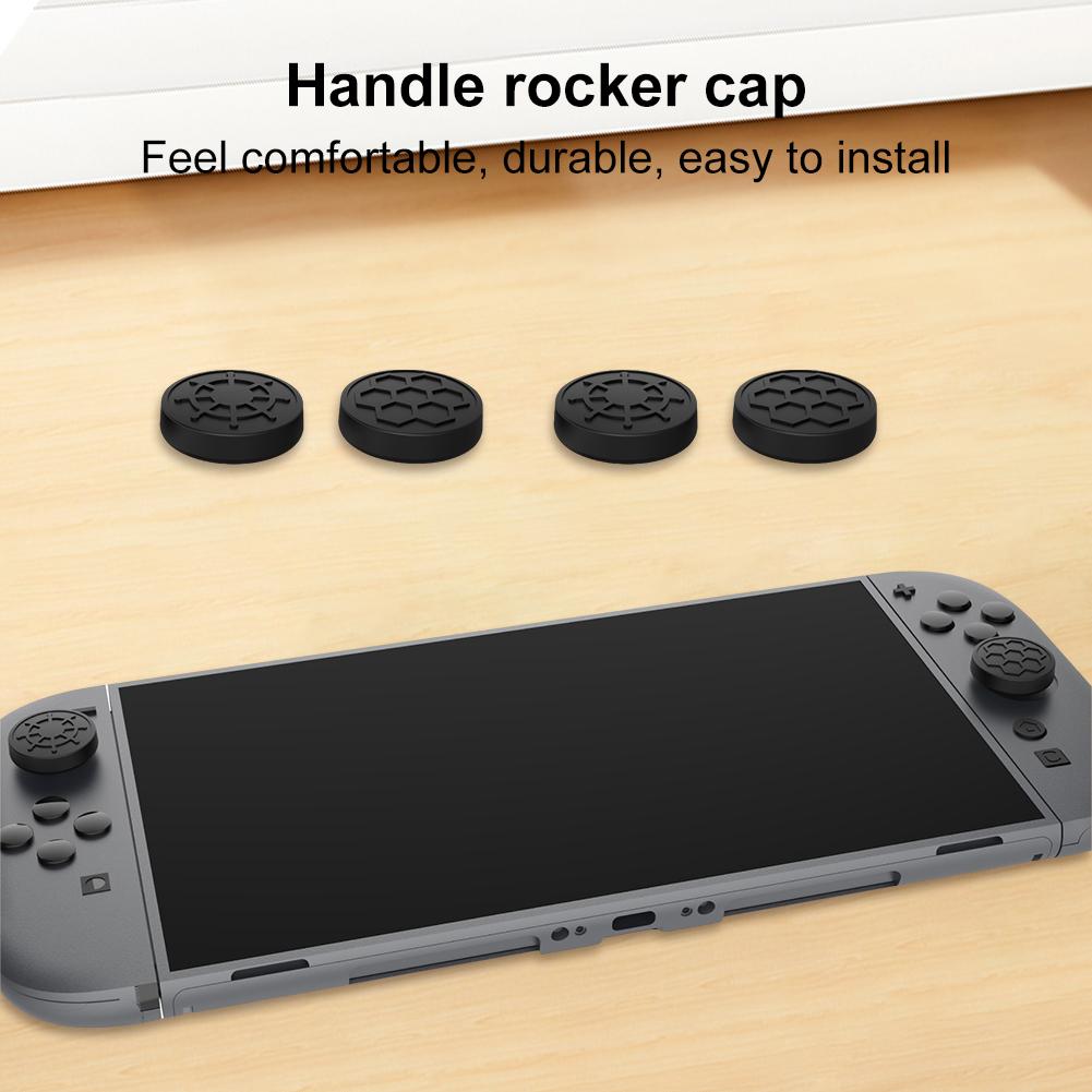3/5Set Protective Accessories Bundle for Switch 2 Game Console Silicone Thumb Cap Grips Dust Plug Left Right Handle Stickers Kit