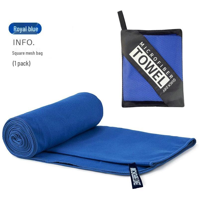 Ultra-Fine Double-Sided Quick-Dry Plush Towel - Beach, Sports & Sweat-Absorbing, Customizable with Logo