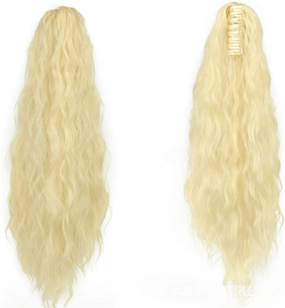 

Women s ponytail corn perm fluffy clip wig He is a size 22.