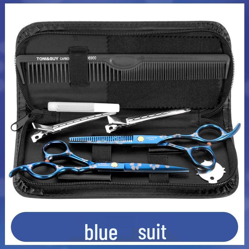 Professional Hairdressing Barber Scissors Set - Includes Flat and Thinning Scissors, Free Shipping