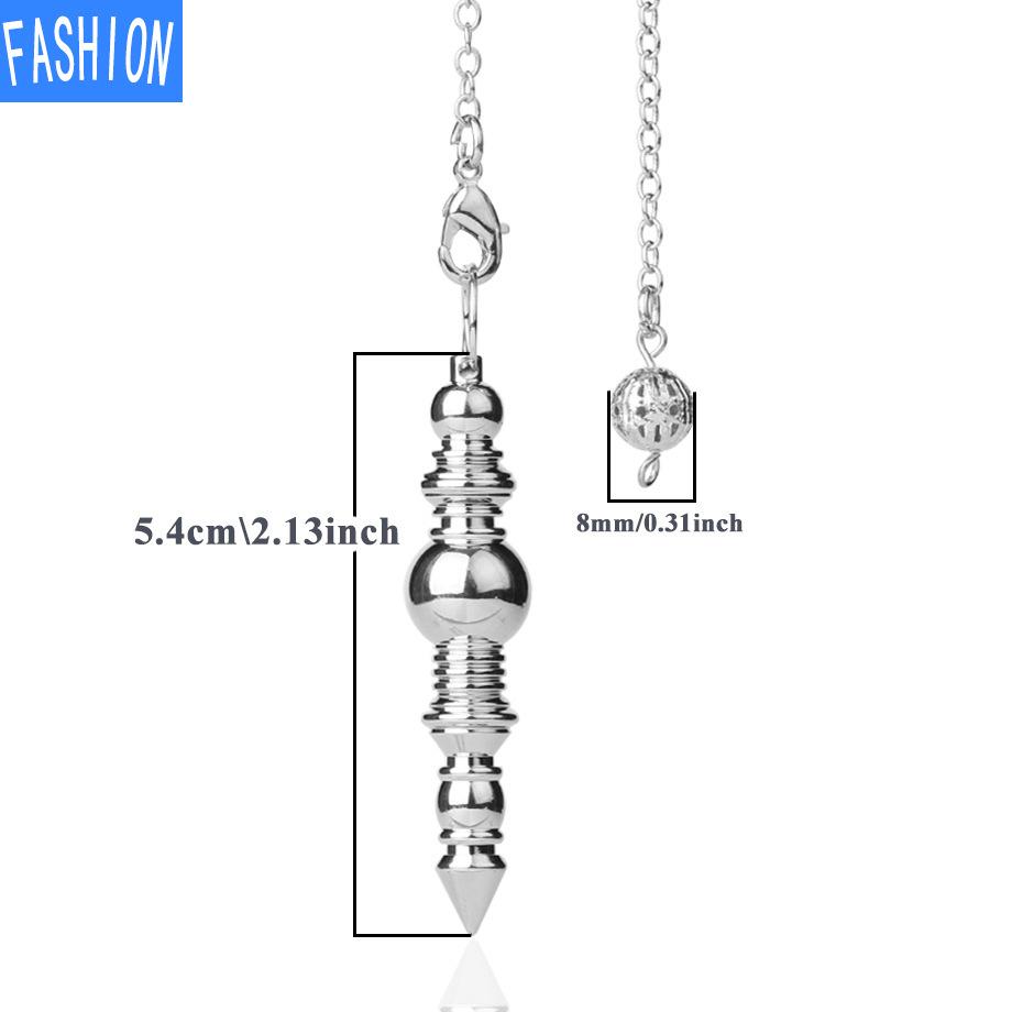 Zinc Alloy Plated Flexible Pendulum FM Independent Thread Conical Pendant