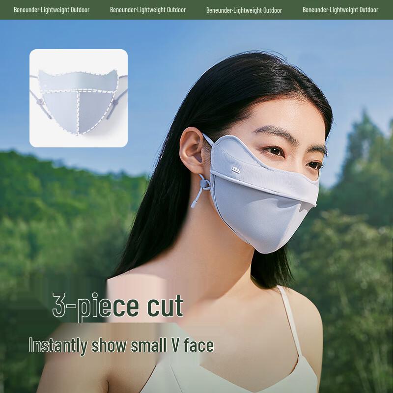 Beneunder Women's Ice Island Series UV Protective Eye-Corner Mask