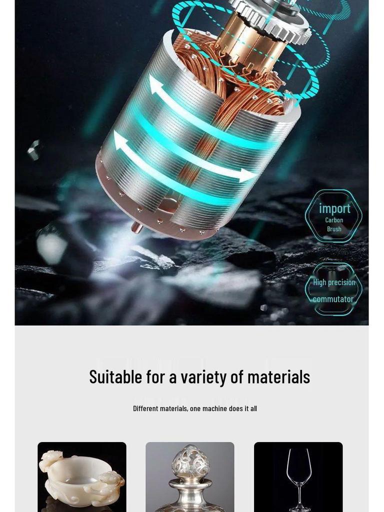 Mini Handheld Electric Drill & Grinder - Low Power Tool for Precision Hole Punching