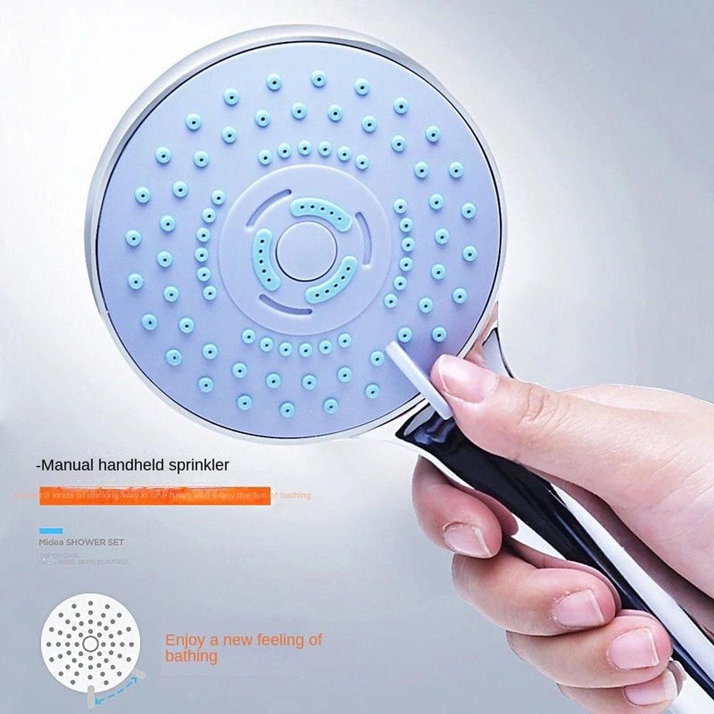 New Shower Head 5 Mode Large Universal Chrome Bath High Pressure Water Saving Heads