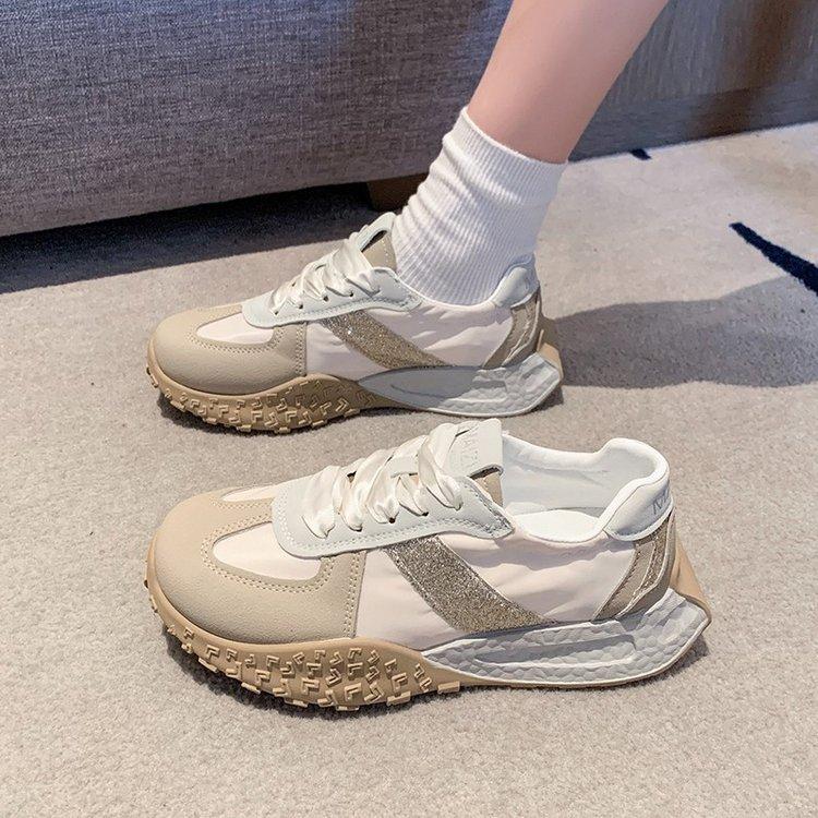 Autumn and winter new casual color matching versatile student sports running women's shoes