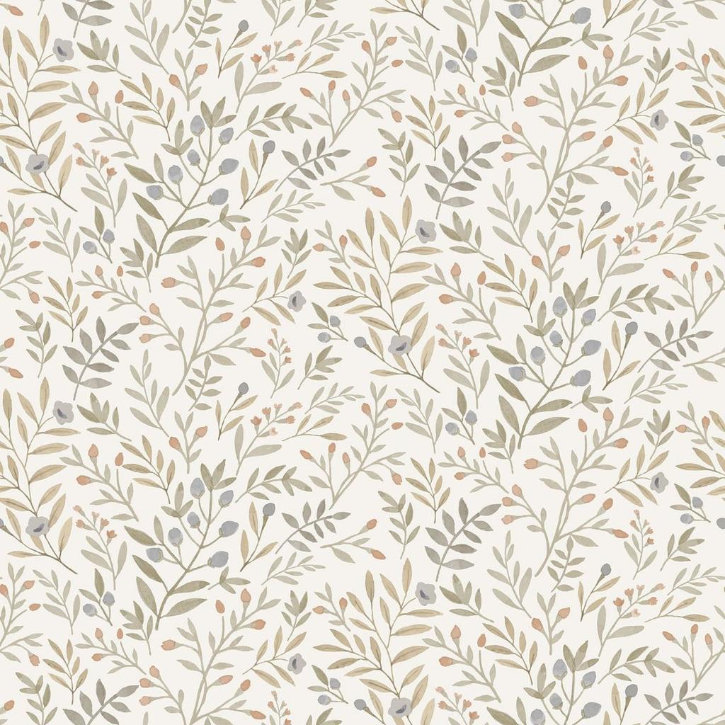 Grandeco Leafy Trail Vinyl Wallpaper