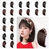 Synthetic Half Headband Wig Korean Style Women Hair Hoop Short Straight Headband Wig  Female