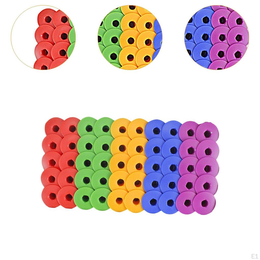 100x Sewing Machine Bobbins Colorful for and Embroidery Machine, with Box