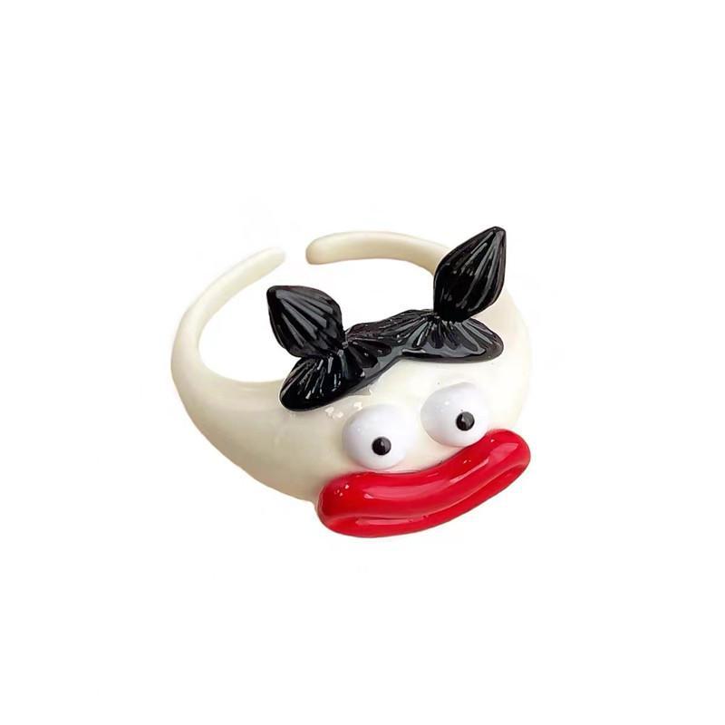 Adorable Cartoon Sausage Mouth Ring: Quirky, Fun, and Fashionable Hand Jewelry