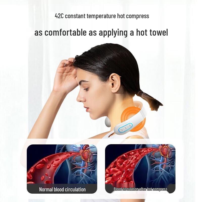 F6 Smart Pulse Neck Massager with Heat