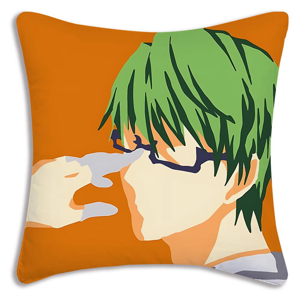 Anime For Kurokos No Baskets Pillow Covers Cartoon Sofa Decorative Home Double-sided Printing Short Plush Cute Cushion Cover