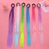 Colorful Braided Hair Ties: Jazz Dance Wig for Kids